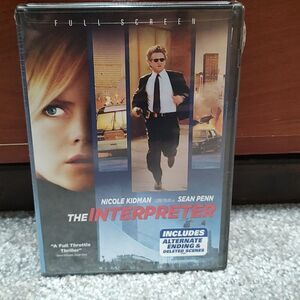 The Interpreter  Full Screen DVD  Nicole Kidman Sean Penn  NEW Sealed